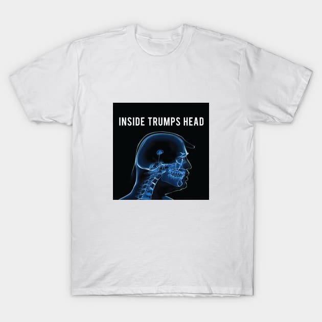 Inside Trumps Head T-Shirt by DavidLoblaw